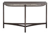 Lyon Semi-circular Concrete and Metal Console Table - What A Room