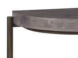 Lyon Semi-circular Concrete and Metal Console Table - What A Room