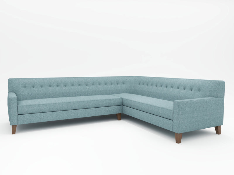 Light blue heathered Sofa