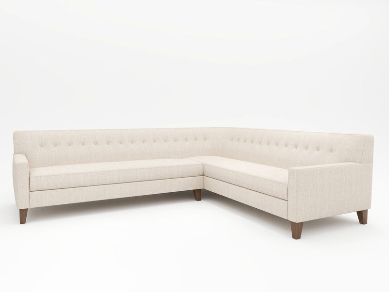 Modern styled sectional in an L-Shape