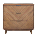Piero Chevron Chest 3 Drawers - What A Room