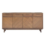 Piero Chevron Buffet 4 Drawers + 4 Doors - What A Room