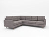 Medium grey sectional made 100% in the USA in San Jose, Ca