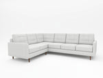 Left hand L-Return as you view this light grey sectional