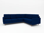 High Profile Sophisticated looking sectional in Royal Blue