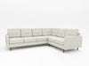 A modular grid-like look on this sectional in Light burlap color