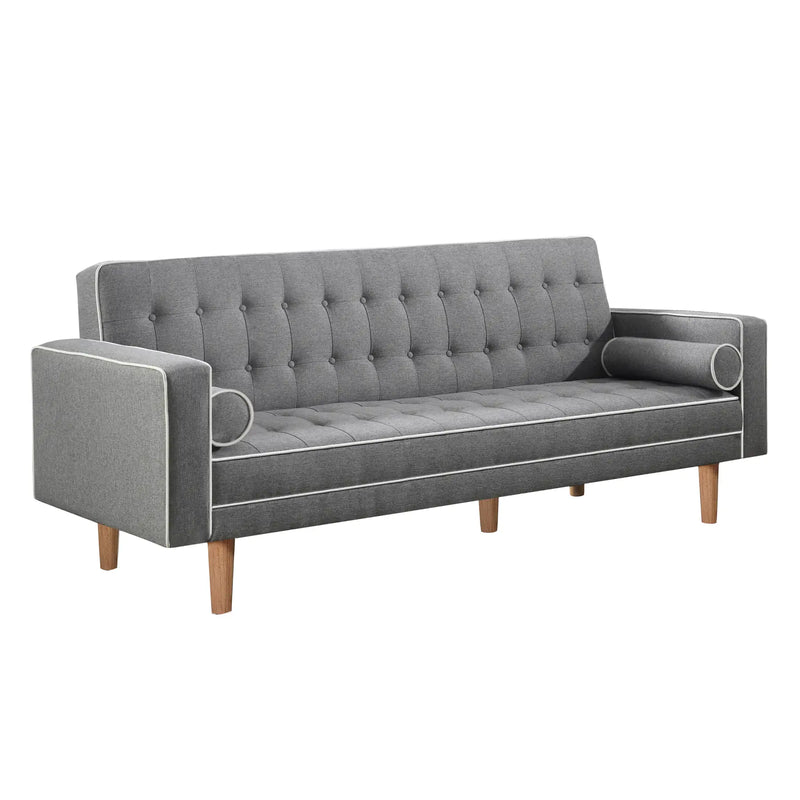 Lassen Tufted Upholstered Sofa Bed Couch Grey - WhatARoom Furniture