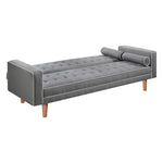 Lassen Tufted Upholstered Sofa Bed Couch Grey - WhatARoom Furniture