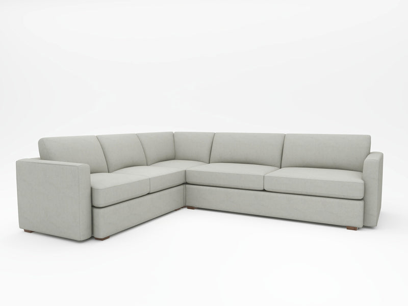 Moderate grey color for Custom L-Sectional from San Jose based WhatARoom