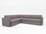 Beautiful medium grey Sectional in an L-Shape with left handed short return