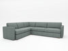 Grey custom couch L-shaped