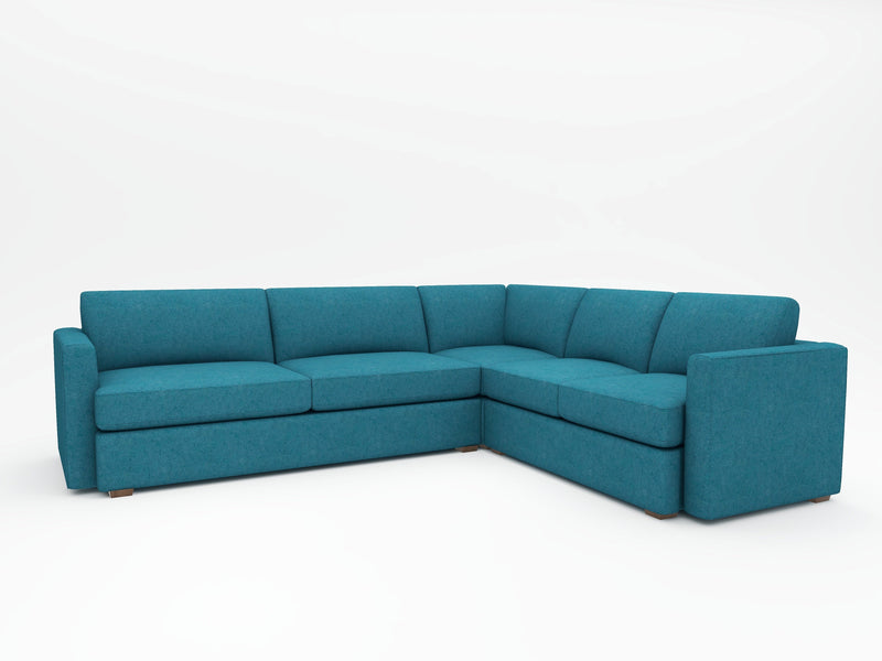 A brilliant take on the contemporary sofa for transitional spaces needing modern cues