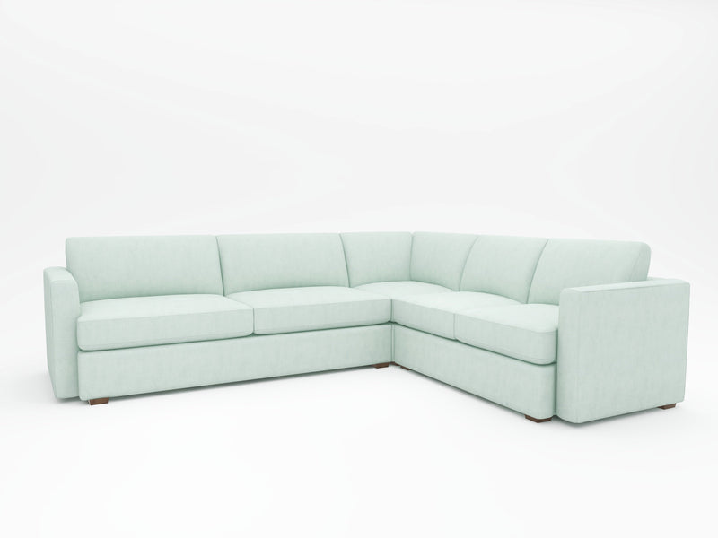 Very light colored L-Sectional made by WhatARoom Furniture
