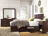 Riva Platform Storage Bed in Espresso - What A Room