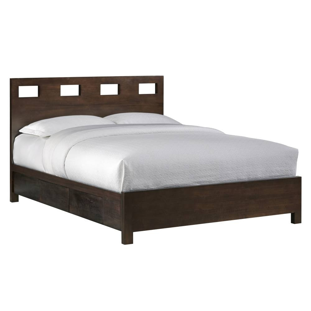 Riva Platform Storage Bed in Espresso - What A Room