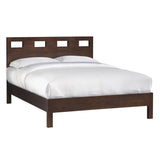 Riva Platform Bed in Chocolate Brown - What A Room