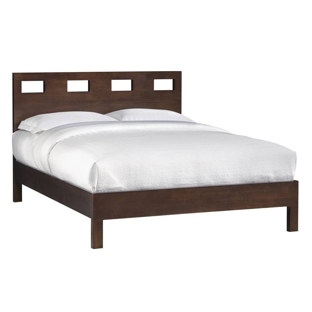 Riva Platform Bed in Chocolate Brown - What A Room