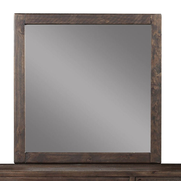 McKinney Solid Wood Beveled Glass Mirror - What A Room