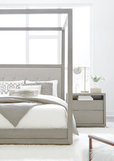 Oxford Canopy Bed in Mineral - What A Room