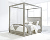 Oxford Canopy Bed in Mineral - What A Room