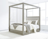 Oxford Canopy Bed in Mineral - What A Room