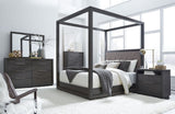 Oxford Canopy Bed in Dolphin - What A Room