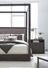 Oxford Canopy Bed in Dolphin - What A Room