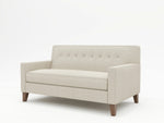 Linen Colored two seater sofa