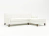 Bright white custom sofa made in Bay Area, Ca by WhatARoom Furniture
