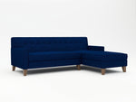 WhatARoom Furniture Custom made chaise included sofa in deep blue