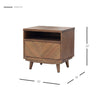 Piero KD Chevron Night Stand/ Side Table - What A Room