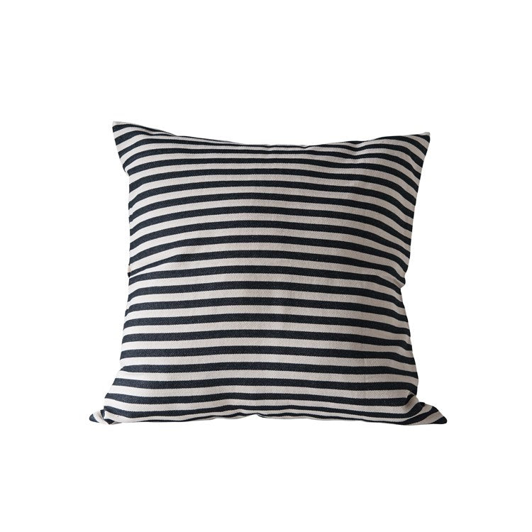 Large striped 26" Woven cotton accent pillow - What A Room serving San Francisco Bay Area's furniture needs