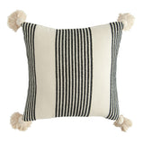 20" Rayon & Cotton Striped accent pillow sold in premium home furnishings store in North San Jose