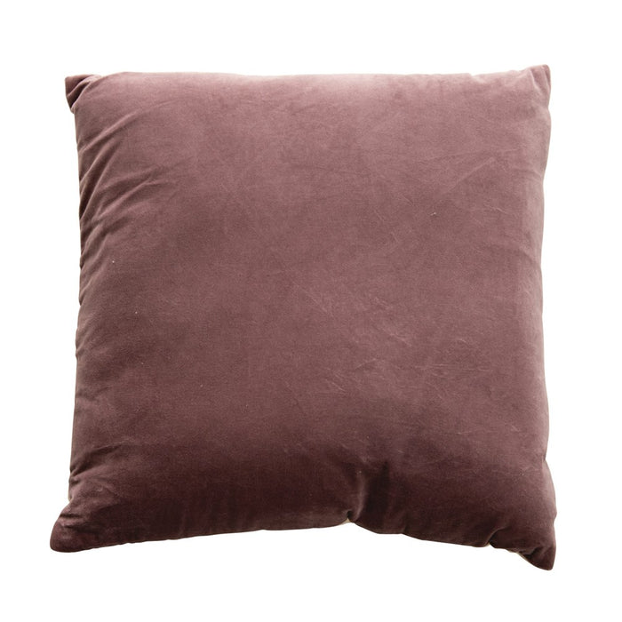 Blush colored 20" Square Cotton Velvet Throw Pillow - What A Room San Jose Furniture Showroom