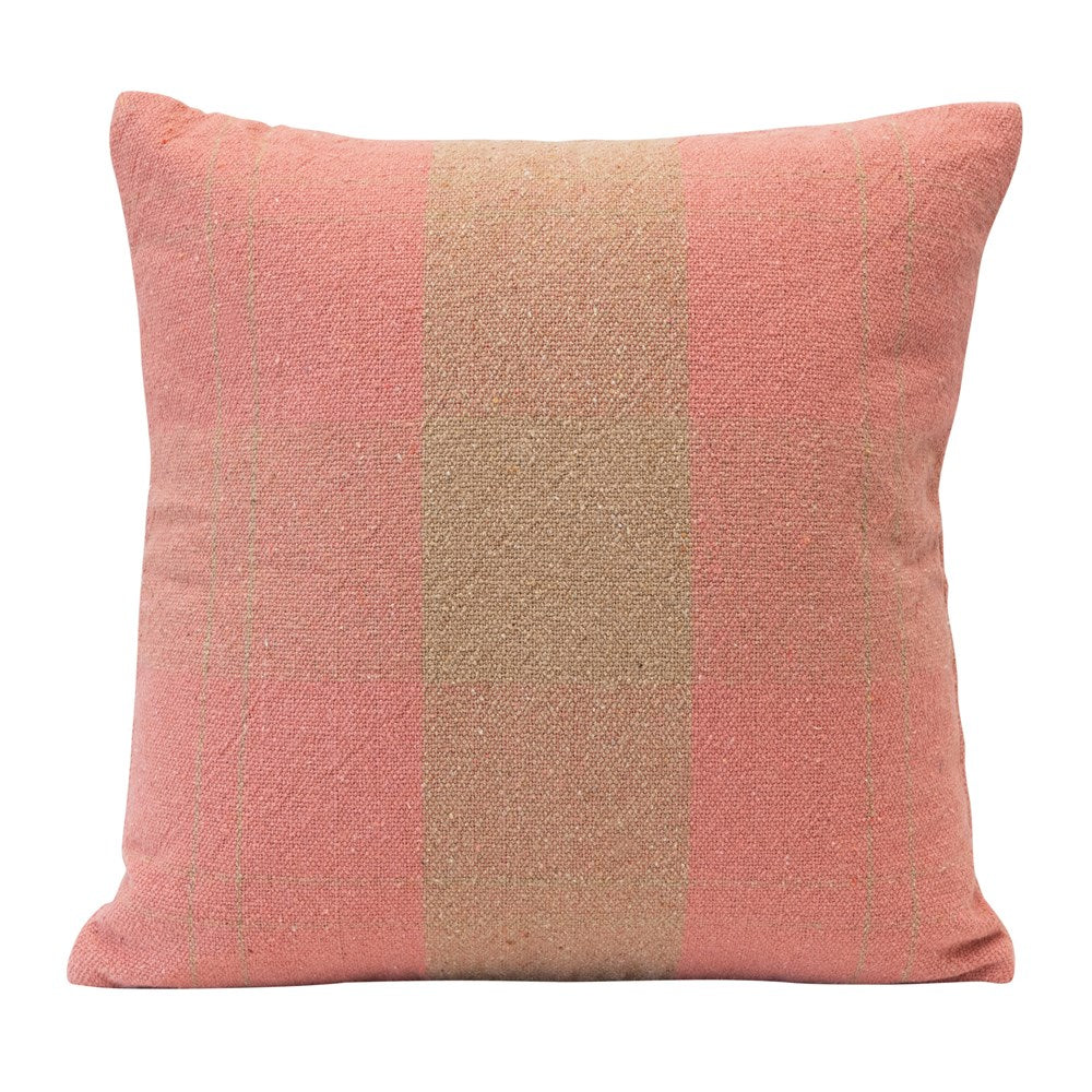 Blush colored Contemporary 20" Sq Poly/Cotton Pillow - Contemporary furnishings in San Jose