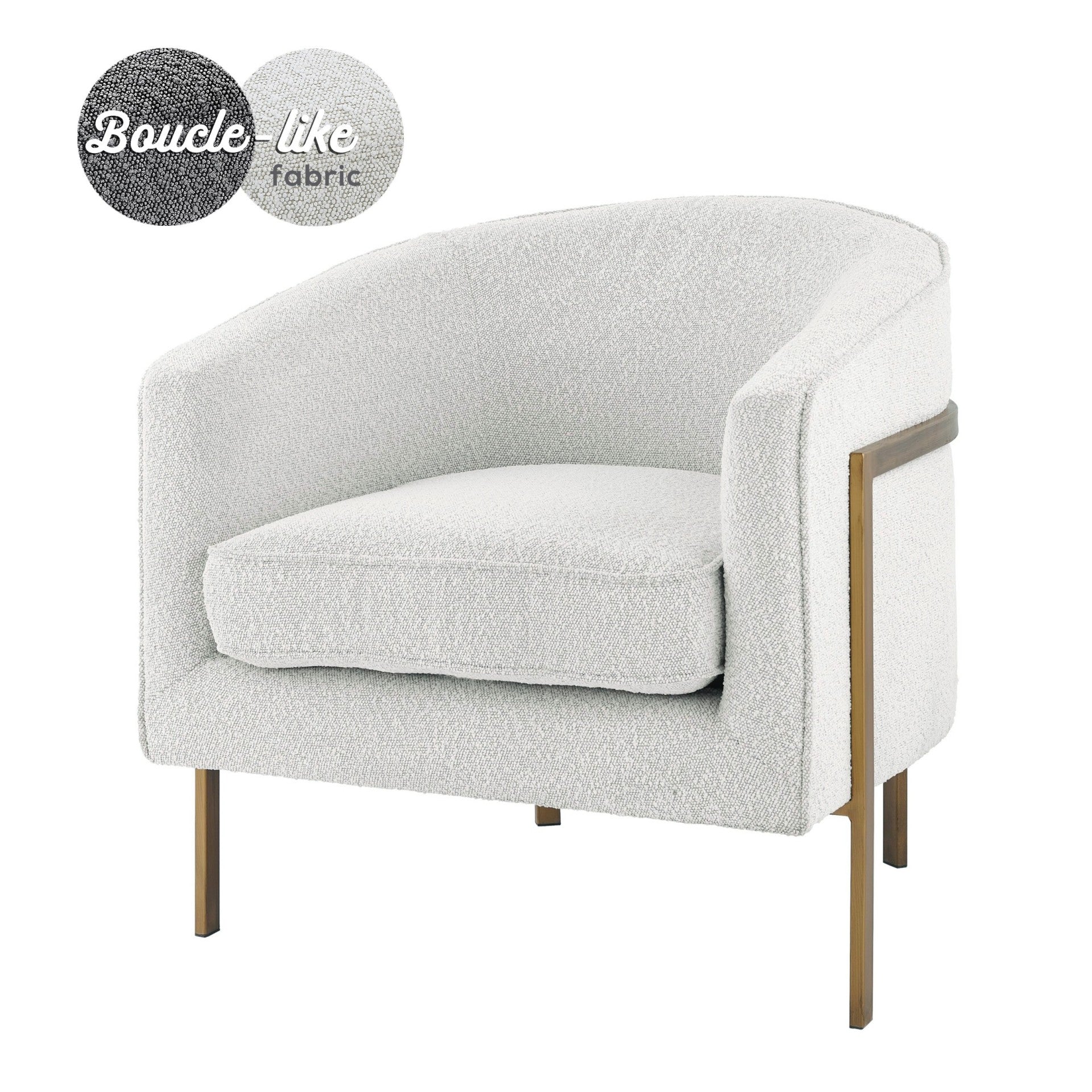 Harrod Fabric Accent Arm Chair - What A Room