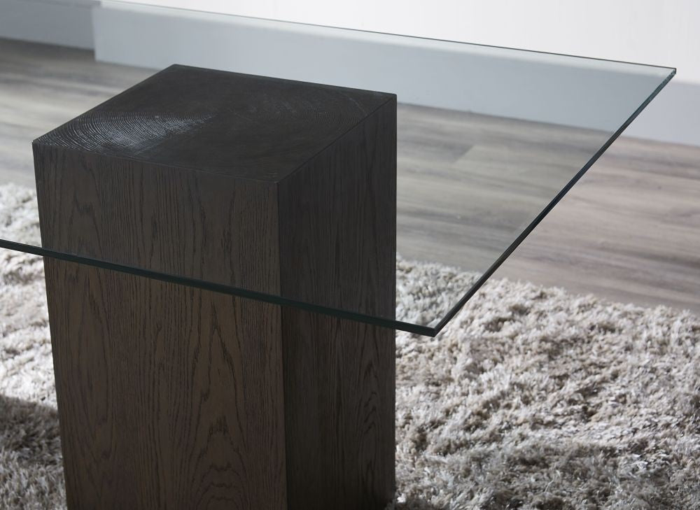 Modesto Rectangular Glass Table - What A Room