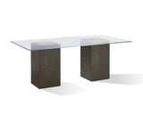 Modesto Rectangular Glass Table - What A Room