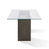 Modesto Rectangular Glass Table - What A Room