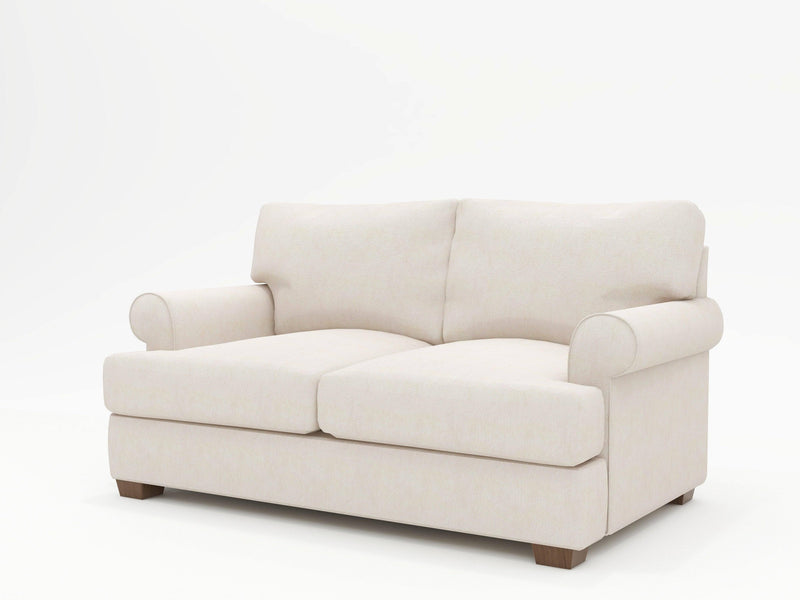 Traditional style custom sofa made by San Jose's premium custom seating company WhatARoom Furniture