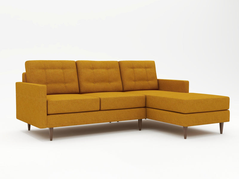 Medium sized custom chaise lounge on sofa