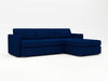 Custom sofa company in San Francisco bay area made this Royal Blue masterpiece