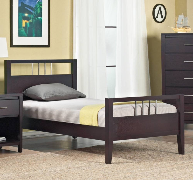 Nevis Platform Bed in Espresso - What A Room