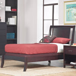 Nevis Low Profile Sleigh Bed in Espresso - What A Room