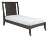 Nevis Low Profile Sleigh Bed in Espresso - What A Room