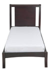 Nevis Low Profile Sleigh Bed in Espresso - What A Room
