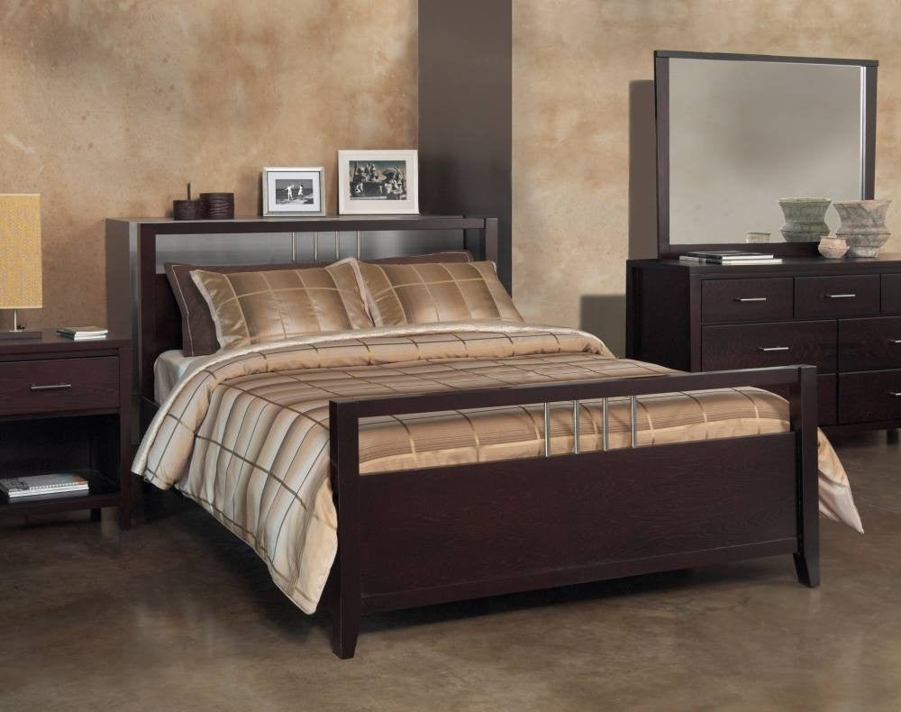 Nevis Platform Storage Bed in Espresso - What A Room