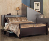 Nevis Platform Storage Bed in Espresso - What A Room