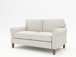 The Opus Collection by WhatARoom Furniture is a tradtionally styled Regency influenced custom loveseat sofa