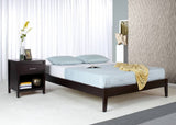 Nevis Simple Platform Bed in Espresso - What A Room